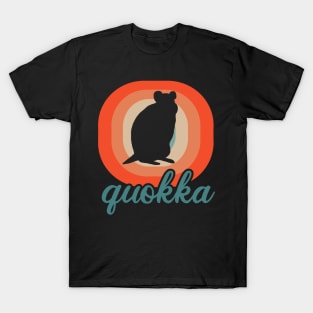 cute quokka motif Marsupial love gift T-Shirt